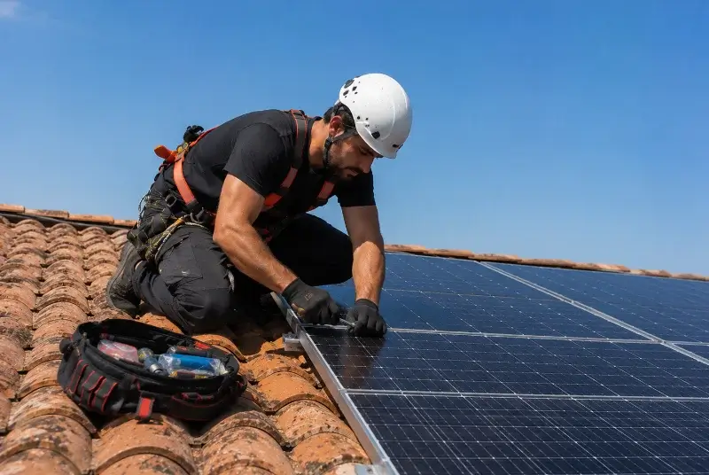Maintenance et monitoring de panneaux solaires à Castelnau-Chalosse